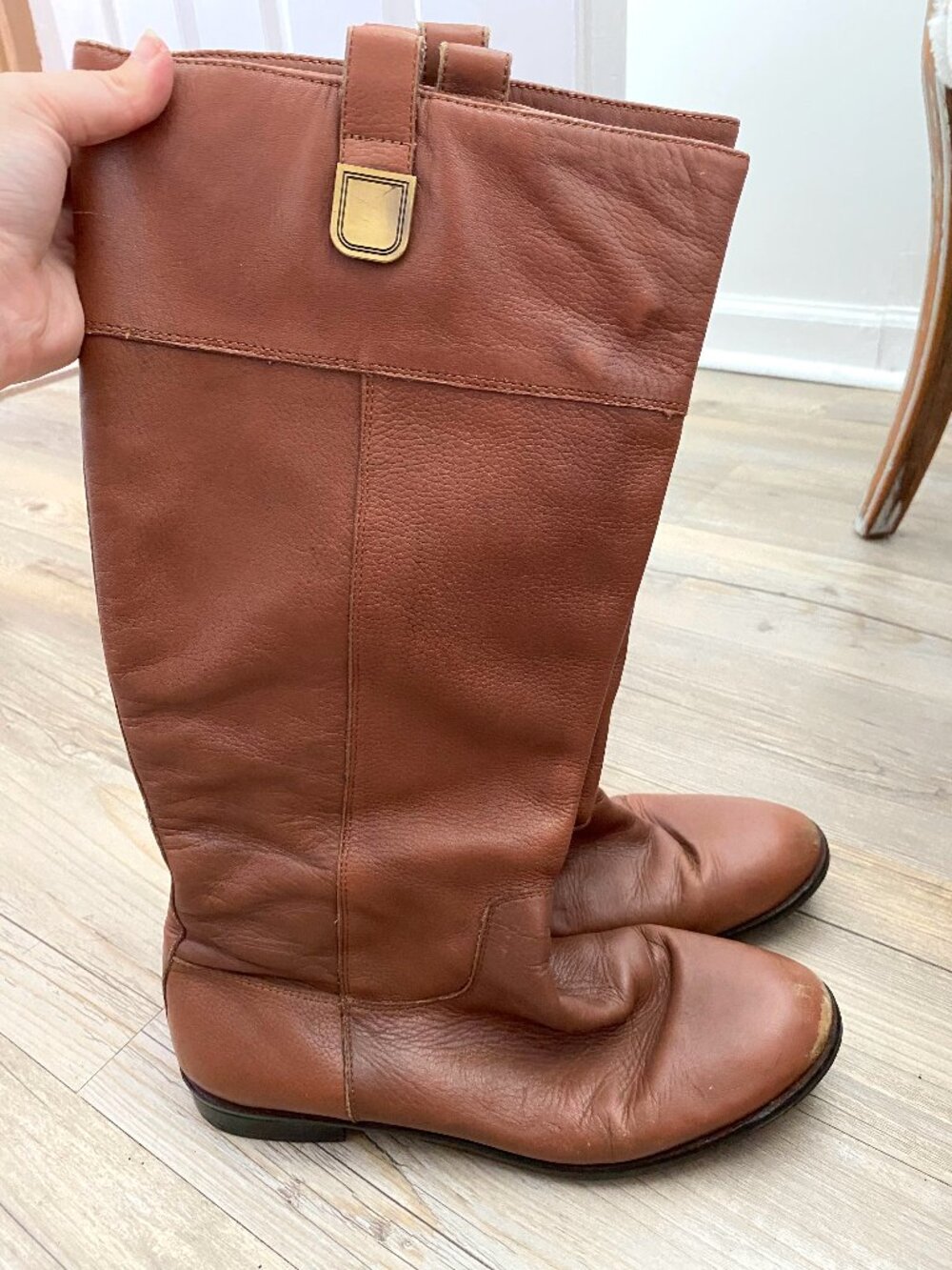 Vibram Brown Leather Boots - Size 7.5